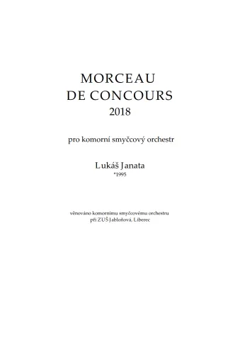 Morceau de Concours